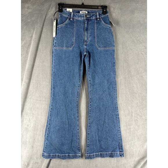 Free People Rollas EastCoast Flare Jeans Size 27 High Rise - Picture 1 of 11